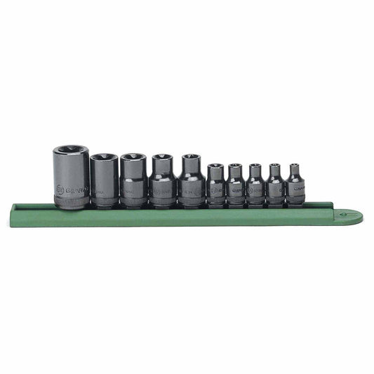 Gearwrench 80582 10 Pc. 1/4", 3/8" & 1/2" Drive External Torx Socket Set