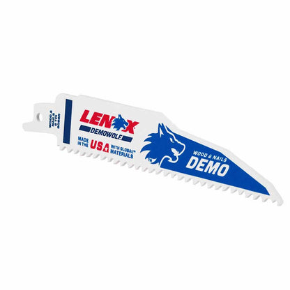 Lenox 203706066R5 6" 6 TPI DEMOWOLF Reciprocating Saw Blade 5PK