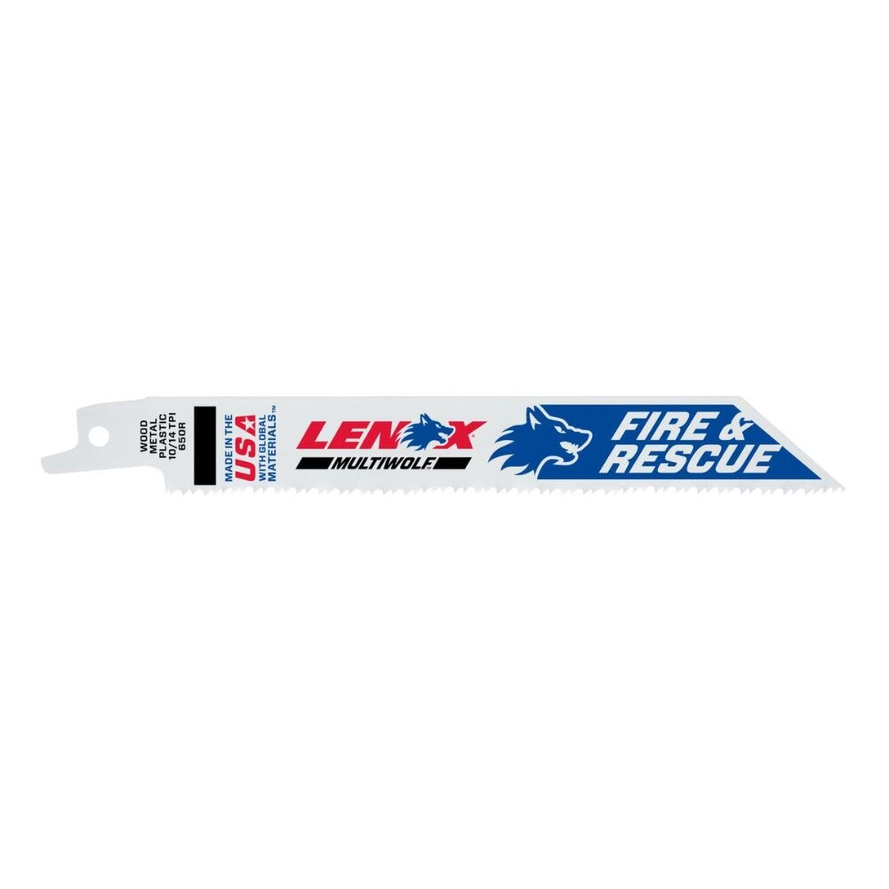 Lenox 20374650R5 MULTIWOLF 6 in. 14 TPI WAVE EDGE Reciprocating Saw Blade (5 PK)