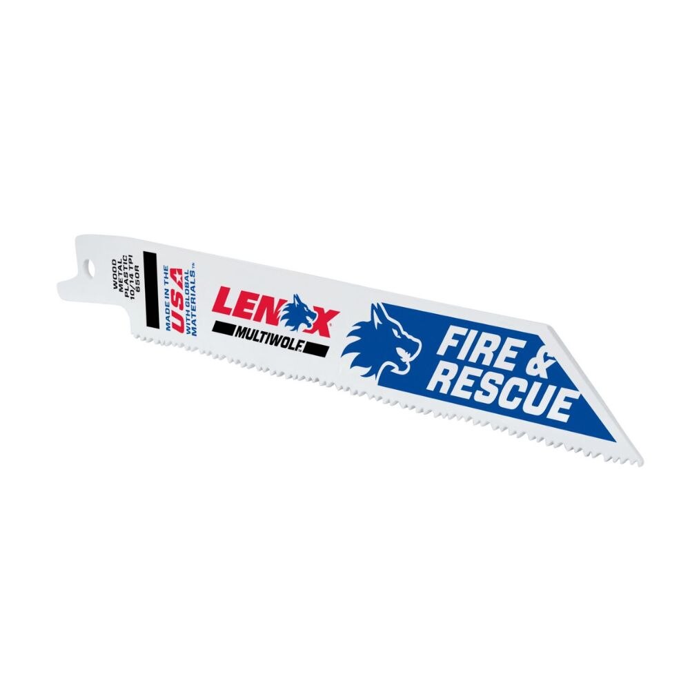 Lenox 20374650R5 MULTIWOLF 6 in. 14 TPI WAVE EDGE Reciprocating Saw Blade (5 PK)
