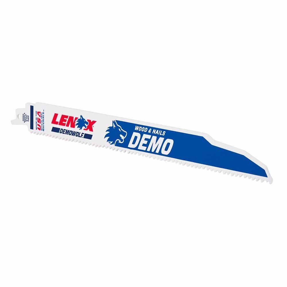 Lenox 20500106R 12" 6 TPI DEMOWOLF Reciprocating Saw Blade 2PK