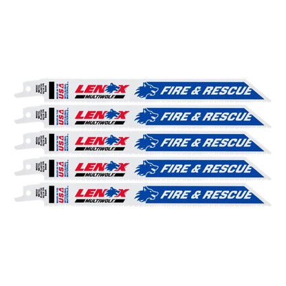 Lenox 20577850R MULTIWOLF 8 in. 14 TPI WAVE EDGE Reciprocating Saw Blade (5 PK)