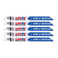 Lenox 20577850R MULTIWOLF 8 in. 14 TPI WAVE EDGE Reciprocating Saw Blade (5 PK)