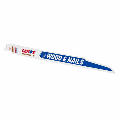 Lenox 20585156R 12" 6 TPI LUMBERWOLF Reciprocating Saw Blade 5PK
