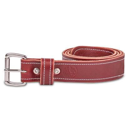 Occidental Leather 5808 XL 40" - 44" Red Working Man's Pant Belt - Extra Large