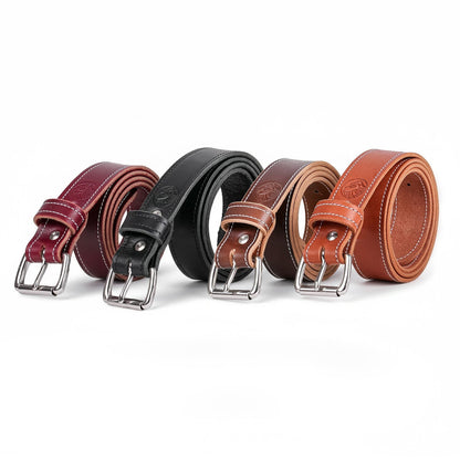 Occidental Leather 5808 XL 40" - 44" Red Working Man's Pant Belt - Extra Large