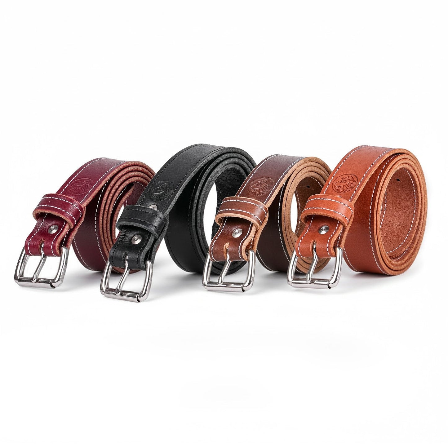 Occidental Leather 5808 LG 36" - 40" Red Working Man's Pant Belt - Large
