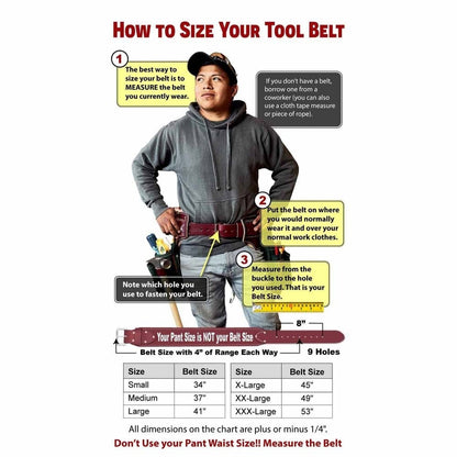 Occidental Leather B5135 M Stronghold Belt System - Black