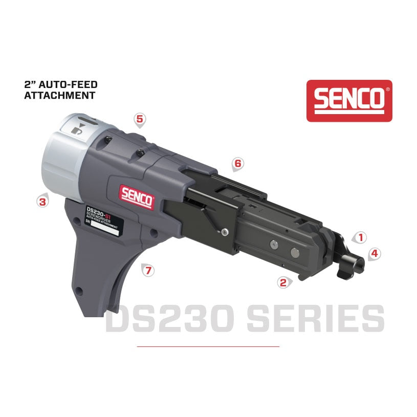 Senco DS230-D2 9Z0012N 2" Auto-Feed Screwdriver Attachments for DeWalt Cordless