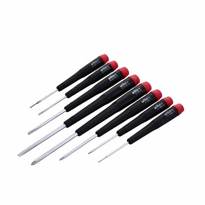 Wiha 26199 8 Piece Precision Slotted and Phillips Screwdriver Set