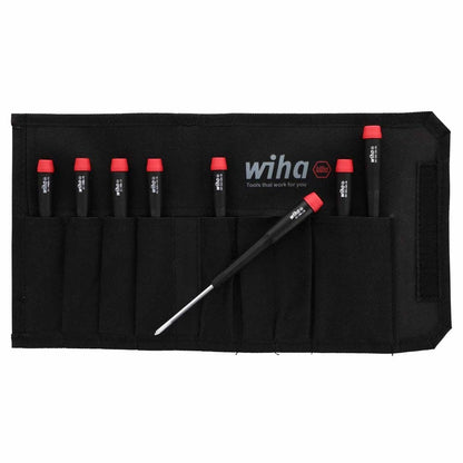 Wiha 26199 8 Piece Precision Slotted and Phillips Screwdriver Set