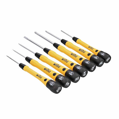Wiha 27392 7 Piece ESD Safe Precision Slotted and Phillps Screwdriver Set