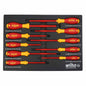 Wiha 32080 10 Piece Insulated SoftFinish Cushion Grip Screwdriver Tray Set