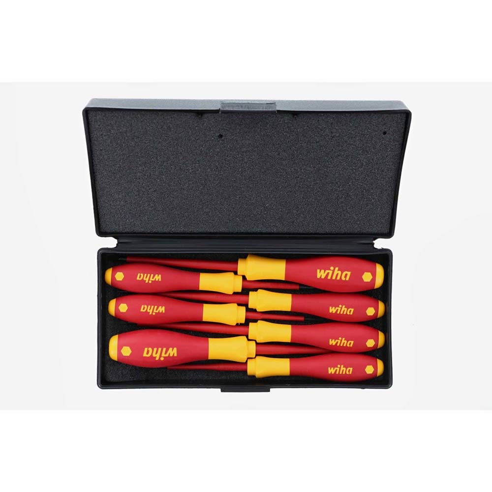 Wiha 32188 7 Piece Insulated SoftFinish Screwdriver Set