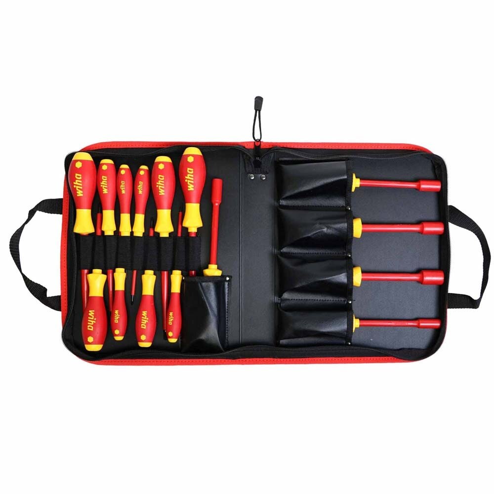 Wiha 32190 15 Piece SoftFinish Insulated Screwdriver Set