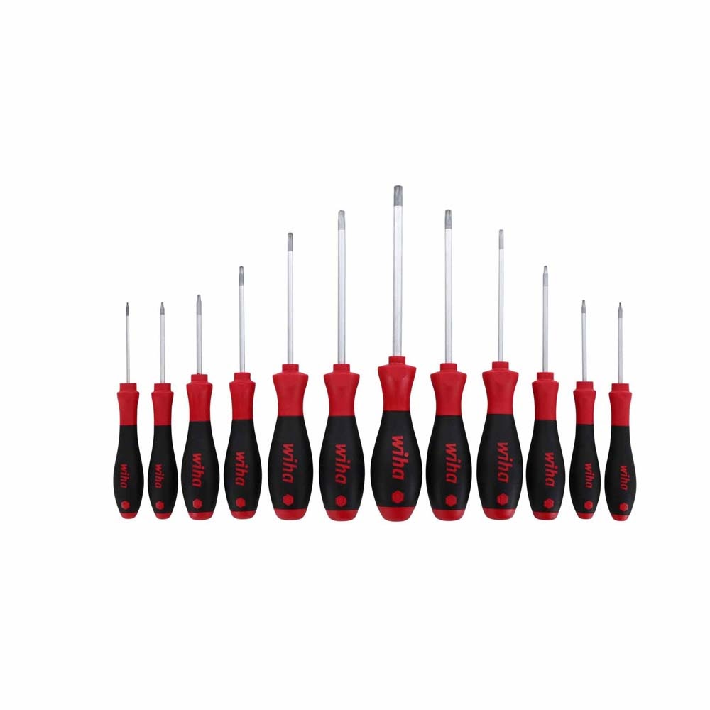 Wiha 36267 12 Piece SoftFinish Torx Screwdriver Set