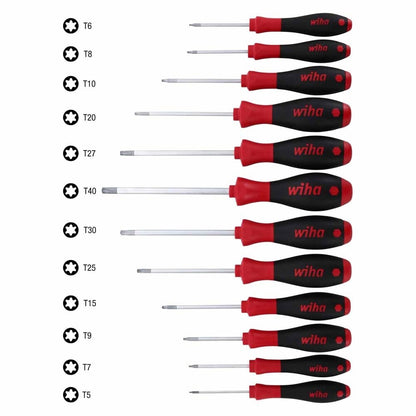 Wiha 36267 12 Piece SoftFinish Torx Screwdriver Set