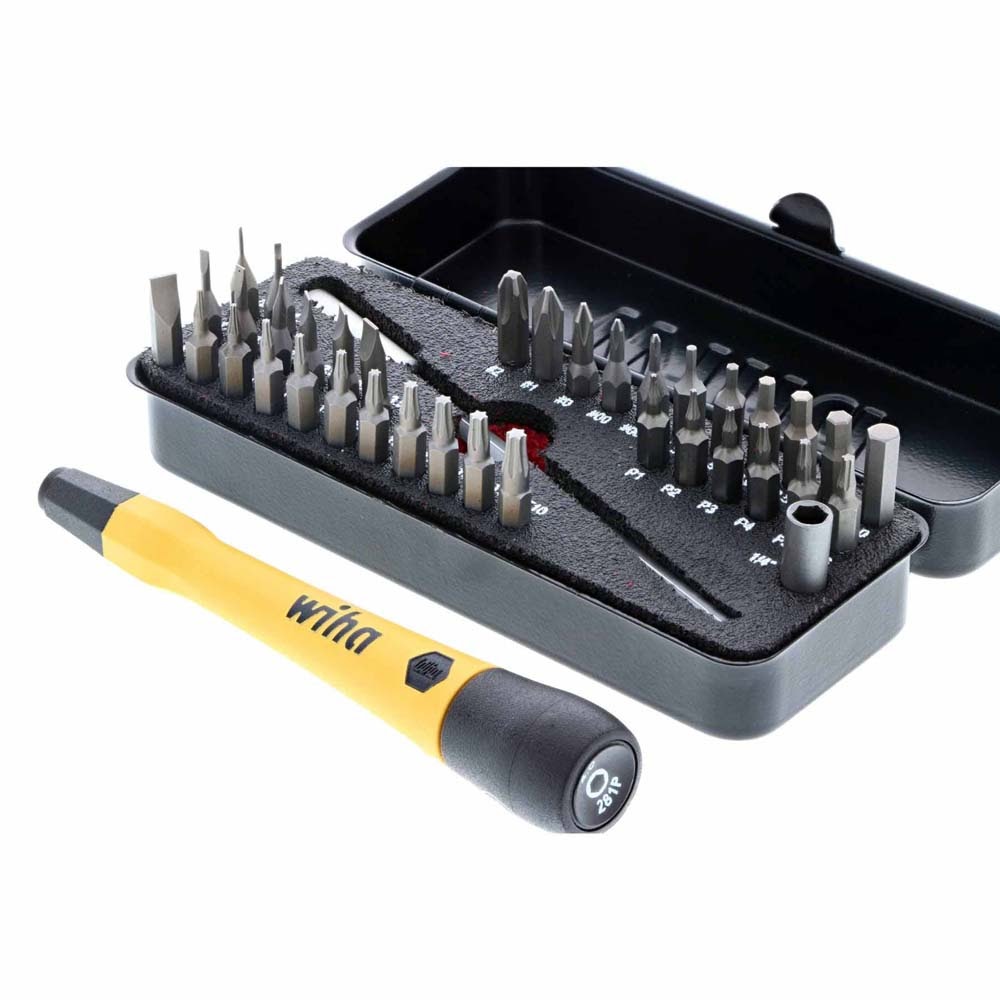 Wiha 75980 39 Piece GoBox ESD Safe Micro Bits Set
