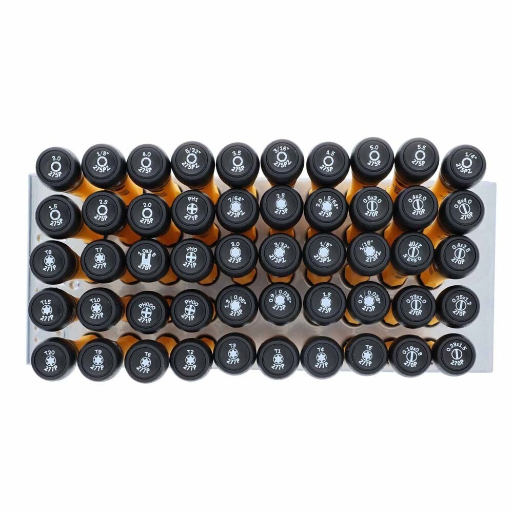 Wiha 92093 50 Piece Master Technician's ESD Safe PicoFinish Screwdriver Bench